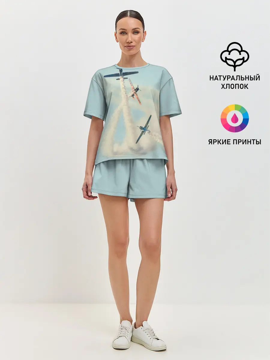 Женская пижама с шортами / Planes