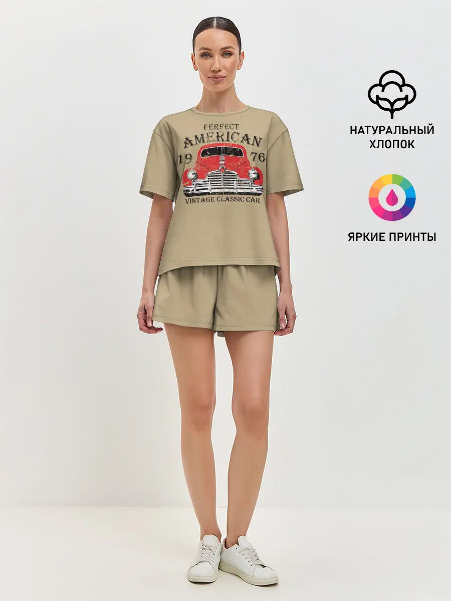 Женская пижама с шортами / AMERICAN CAR