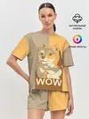 Женская пижама с шортами / Doge Wow