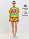 Женская пижама с шортами / bright print