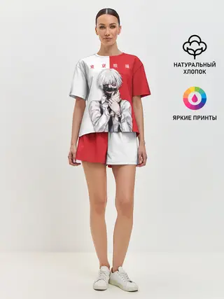 Женская пижама с шортами / Канеки Кен