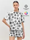 Женская пижама с шортами / СЛАВЯНСКИЕ РУНЫ
