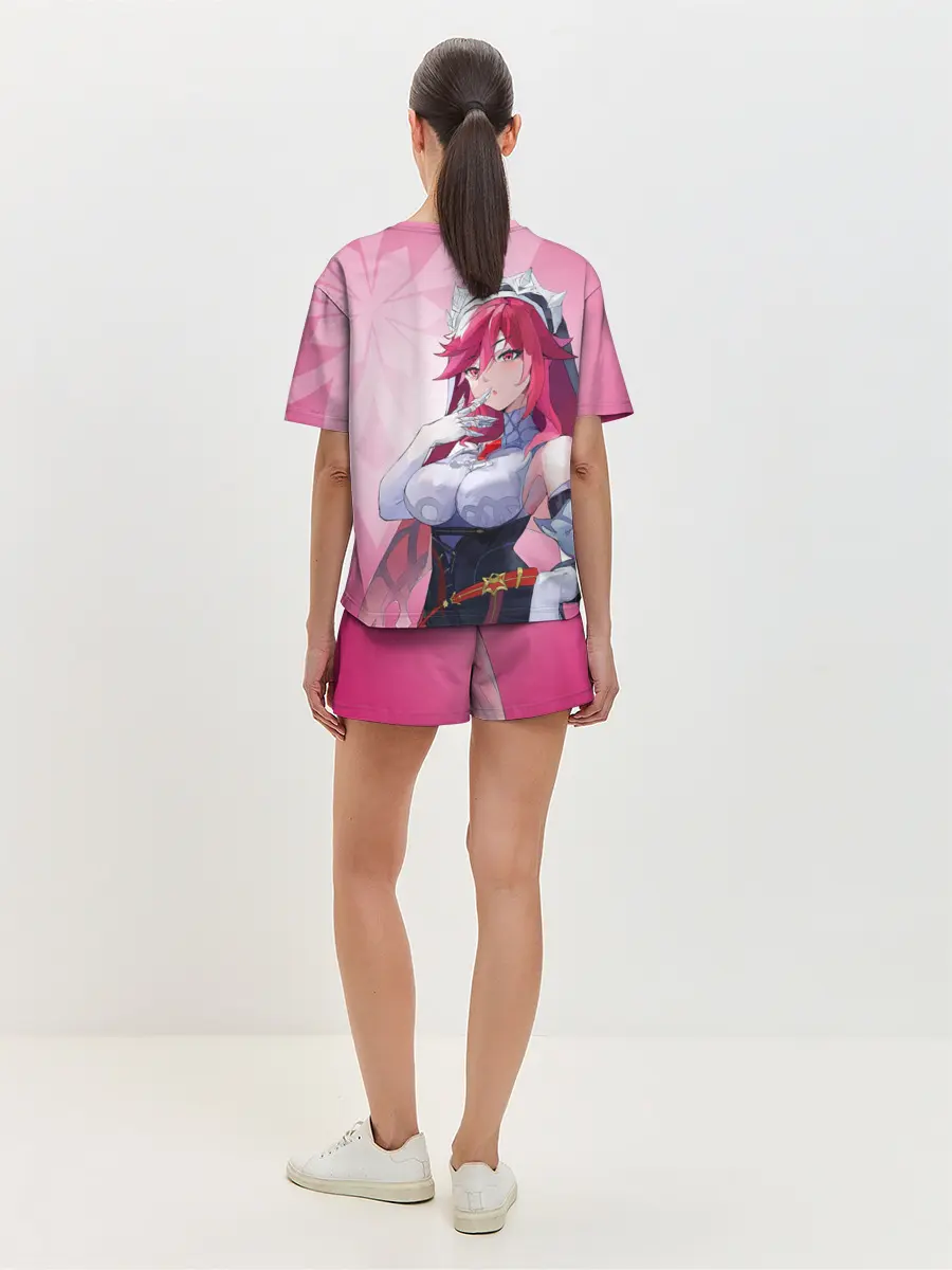 Женская пижама с шортами / GENSHIN IMPACT, РОЗАРИЯ