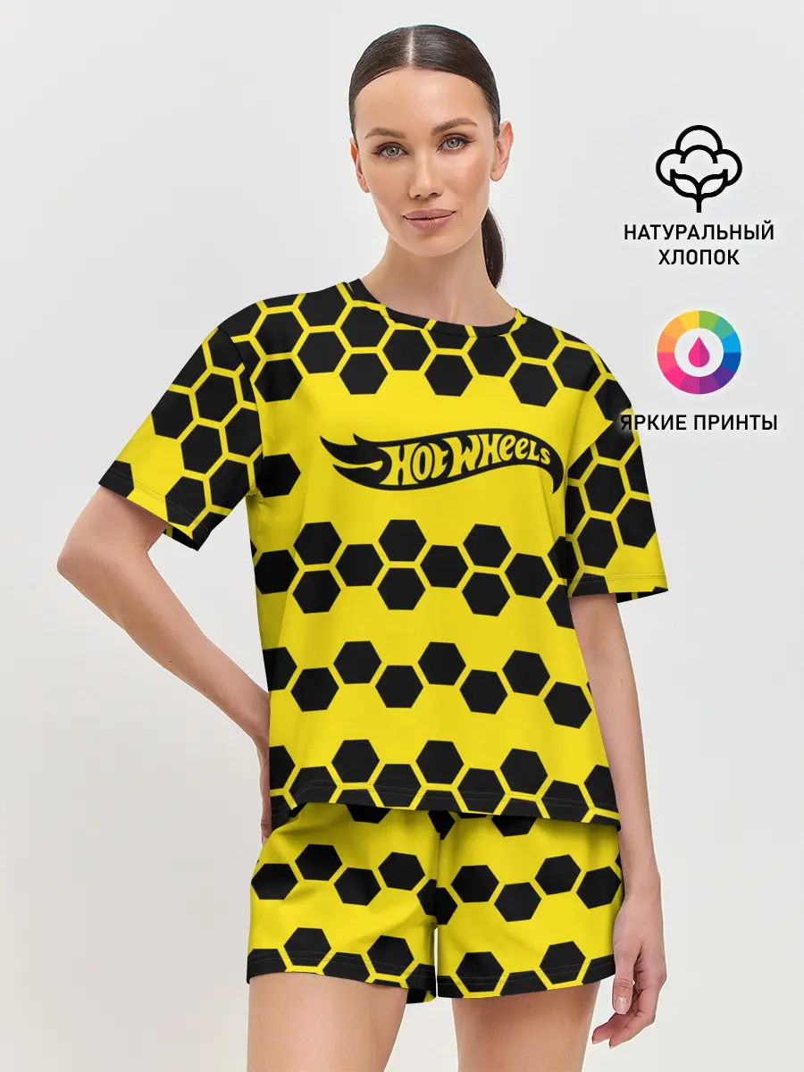 Женская пижама с шортами / Hot Wheels