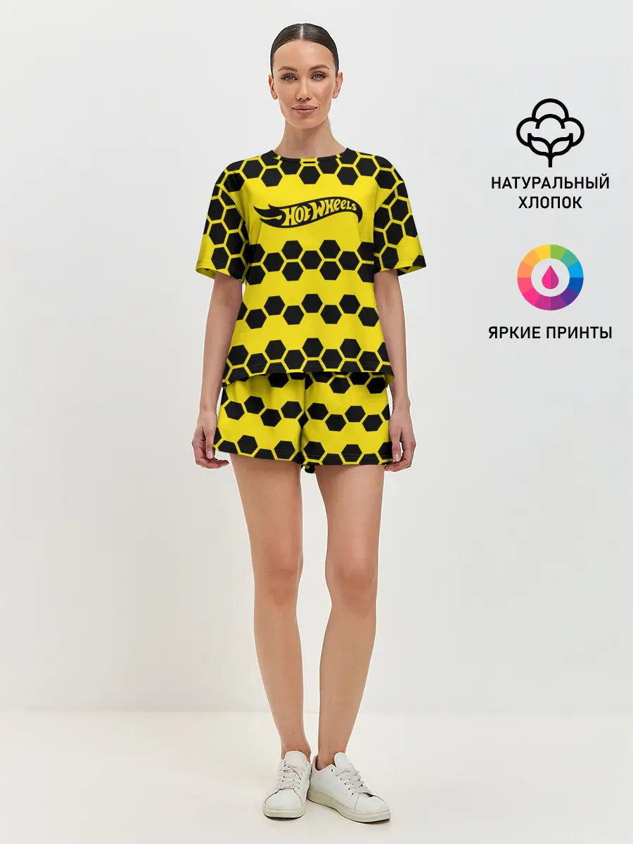 Женская пижама с шортами / Hot Wheels