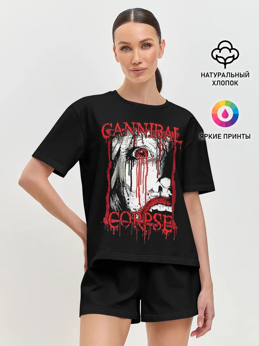 Женская пижама с шортами / Cannibal Corpse | 2
