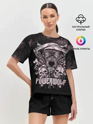 Женская пижама с шортами / Powerwolf