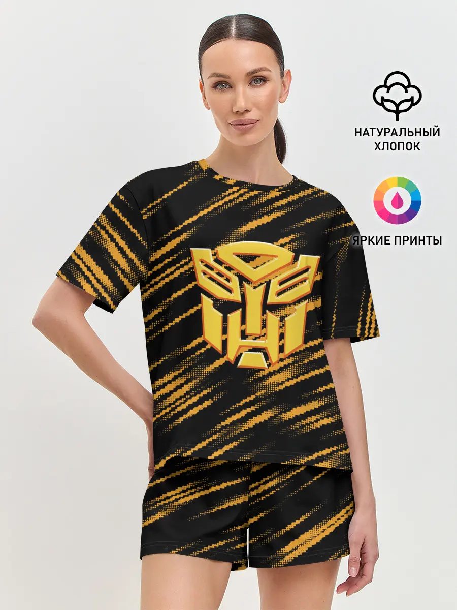 Женская пижама с шортами / Bumblebee