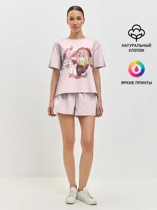 Женская пижама с шортами / Nadeshiko