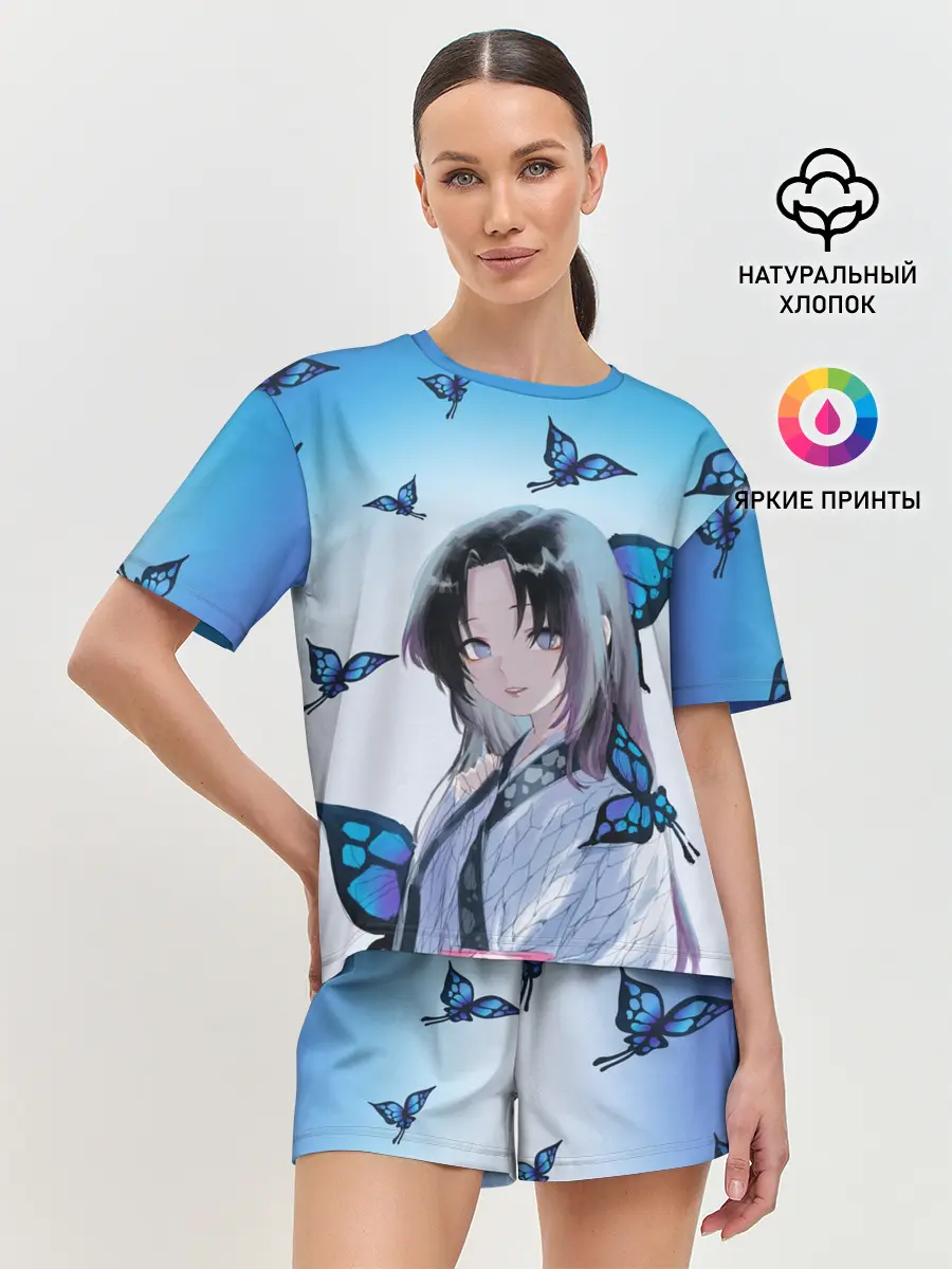 Женская пижама с шортами / ШИНОБУ КОЧО | KOCHO SHINOBU