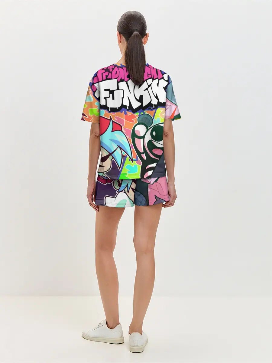 Женская пижама с шортами / Friday night funkin