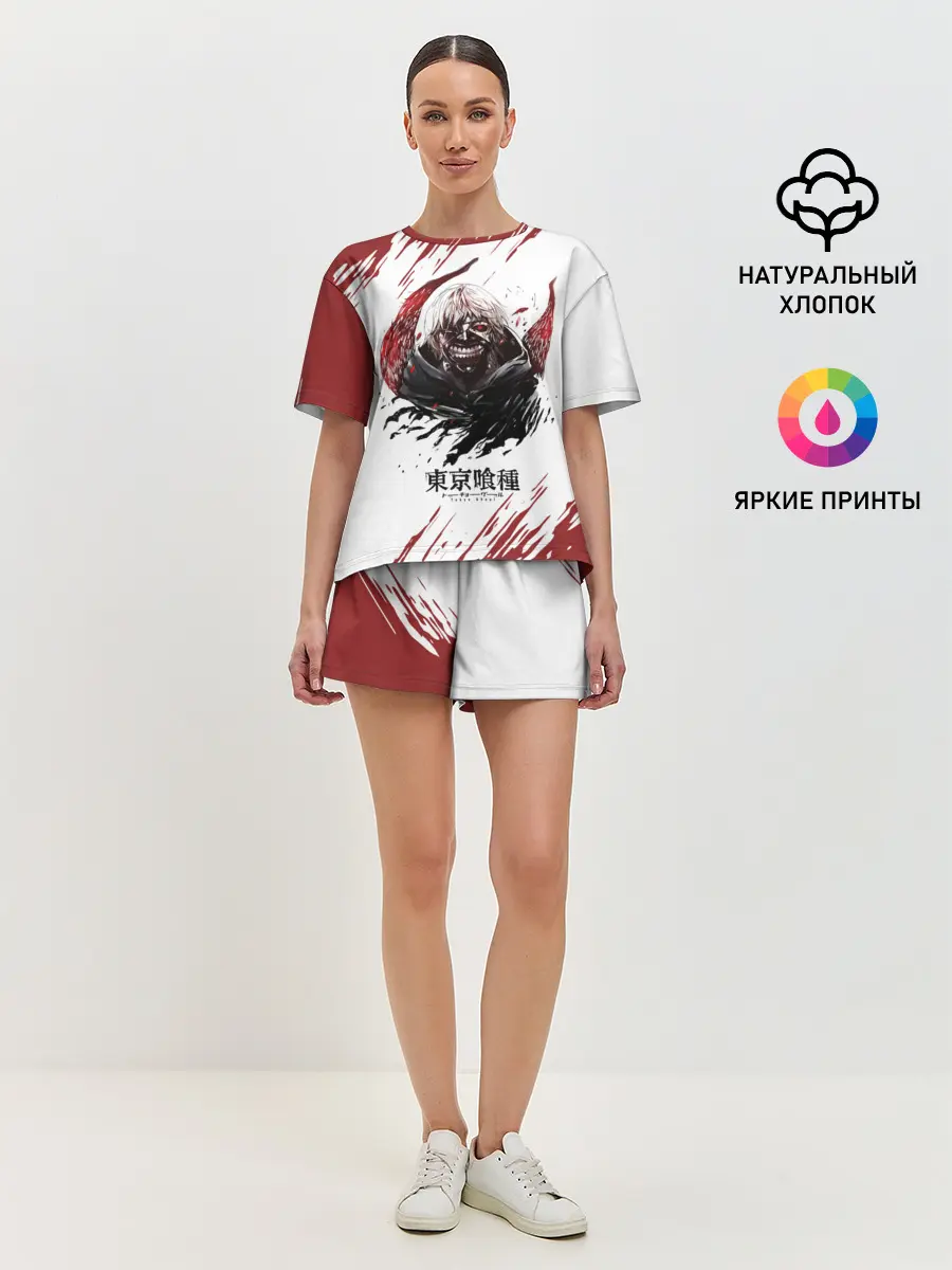 Женская пижама с шортами / Kagune | Tokyo Ghoul