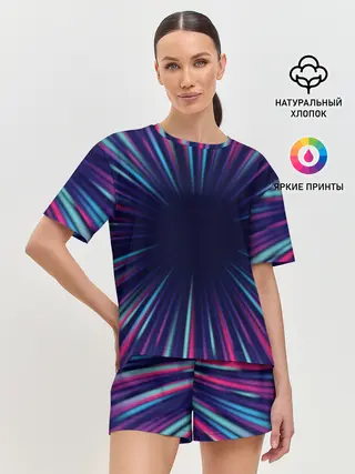 Женская пижама с шортами / Вспышка Сверхновой