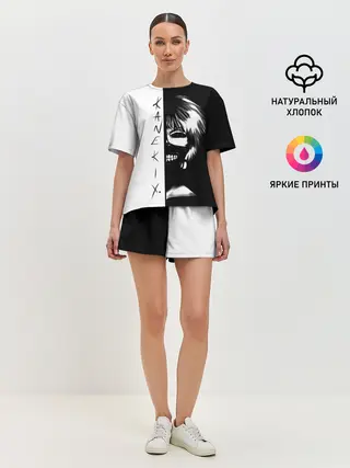 Женская пижама с шортами / Kaneki X. | Tokyo Ghoul