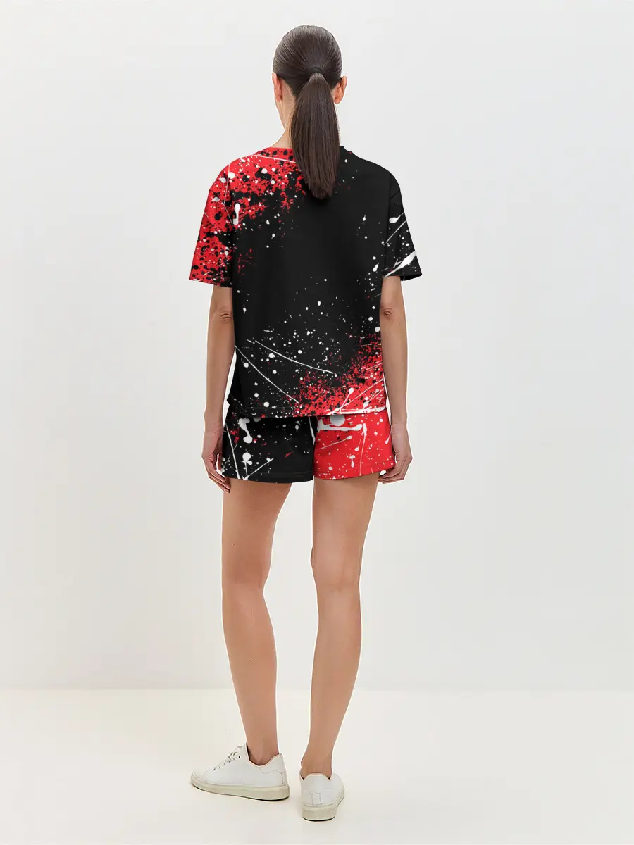 Женская пижама с шортами / САКУРА | SAKURA | ВИШНЯ