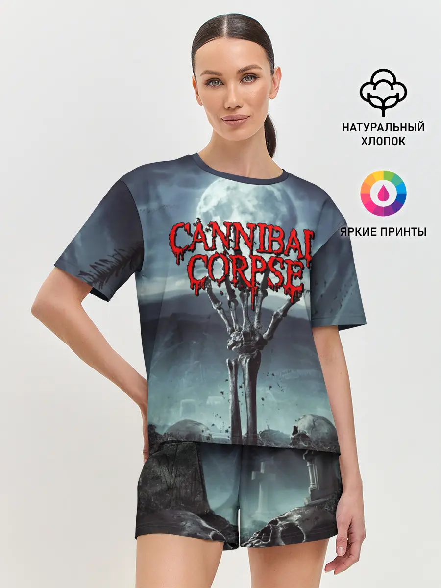 Женская пижама с шортами / CANNIBAL CORPSE