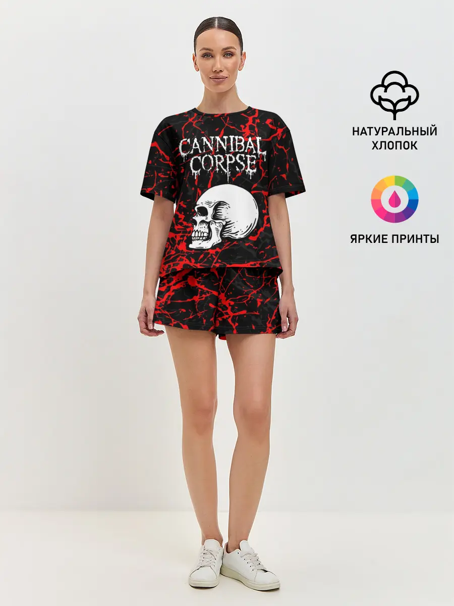 Женская пижама с шортами / CANNIBAL CORPSE