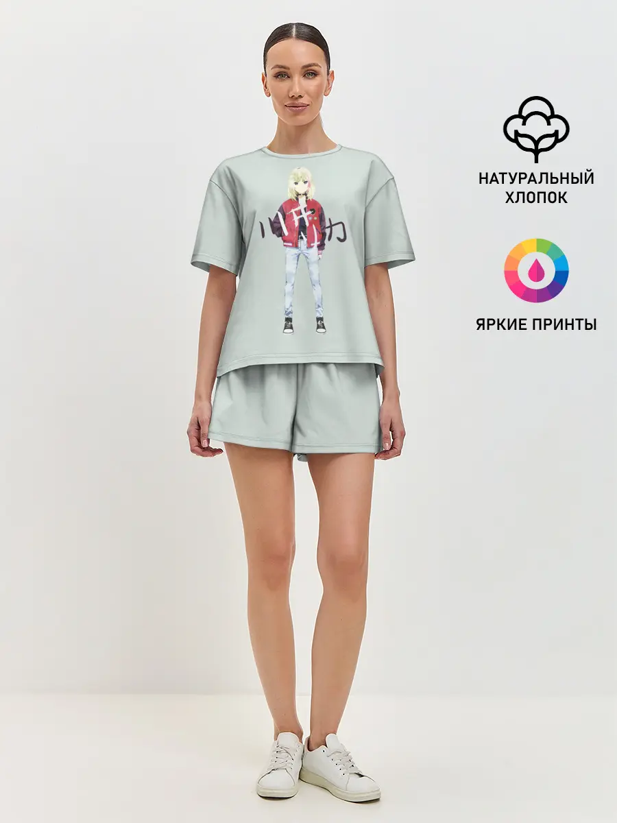 Женская пижама с шортами / Рика