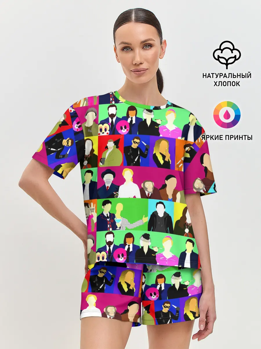 Женская пижама с шортами / АКАДЕМИЯ АМБРЕЛЛА