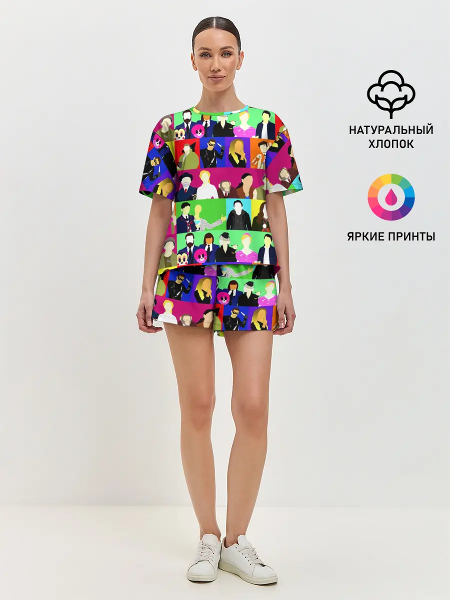 Женская пижама с шортами / АКАДЕМИЯ АМБРЕЛЛА