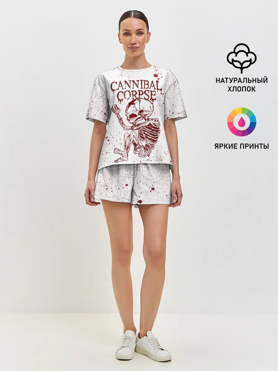 Женская пижама с шортами / Cannibal Corpse