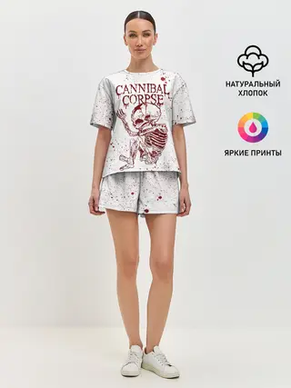 Женская пижама с шортами / Cannibal Corpse