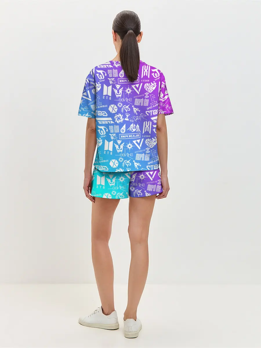 Женская пижама с шортами / K-POP | Лучшие Группы