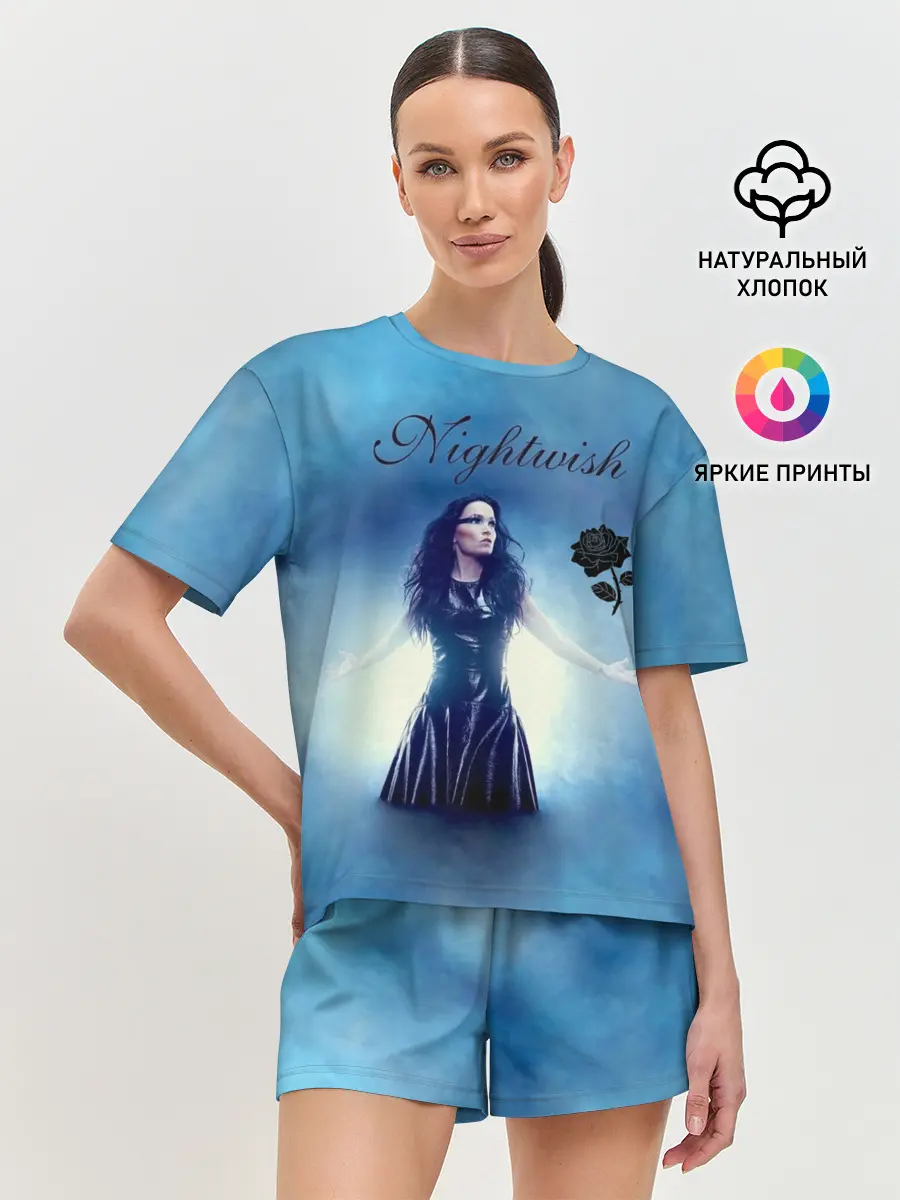 Женская пижама с шортами / Nightwish