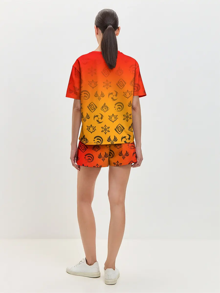 Женская пижама с шортами / GENSHIN IMPACT