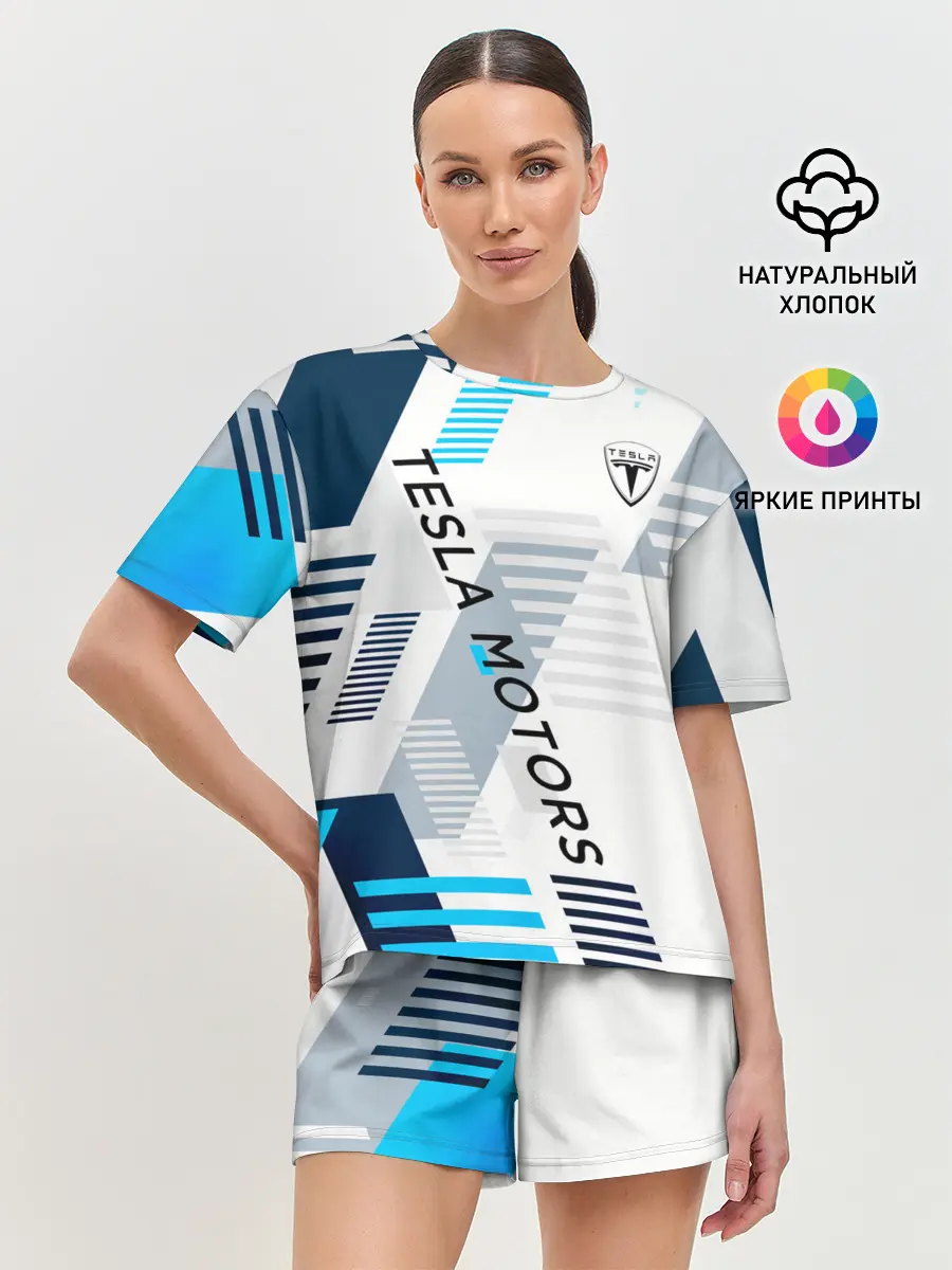 Женская пижама с шортами / Tesla
