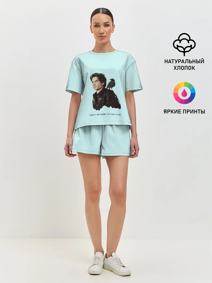 Женская пижама с шортами / Дневники вампира,