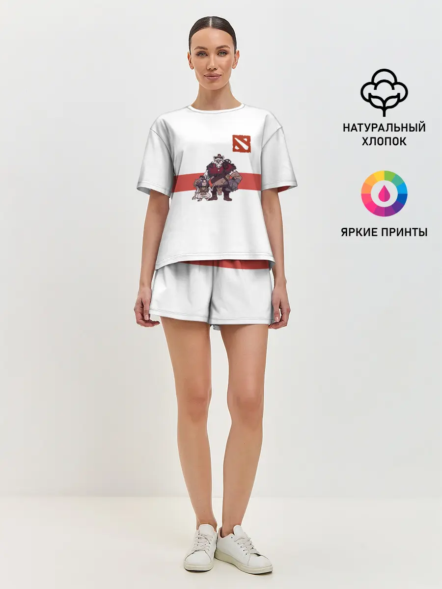 Женская пижама с шортами / Дота