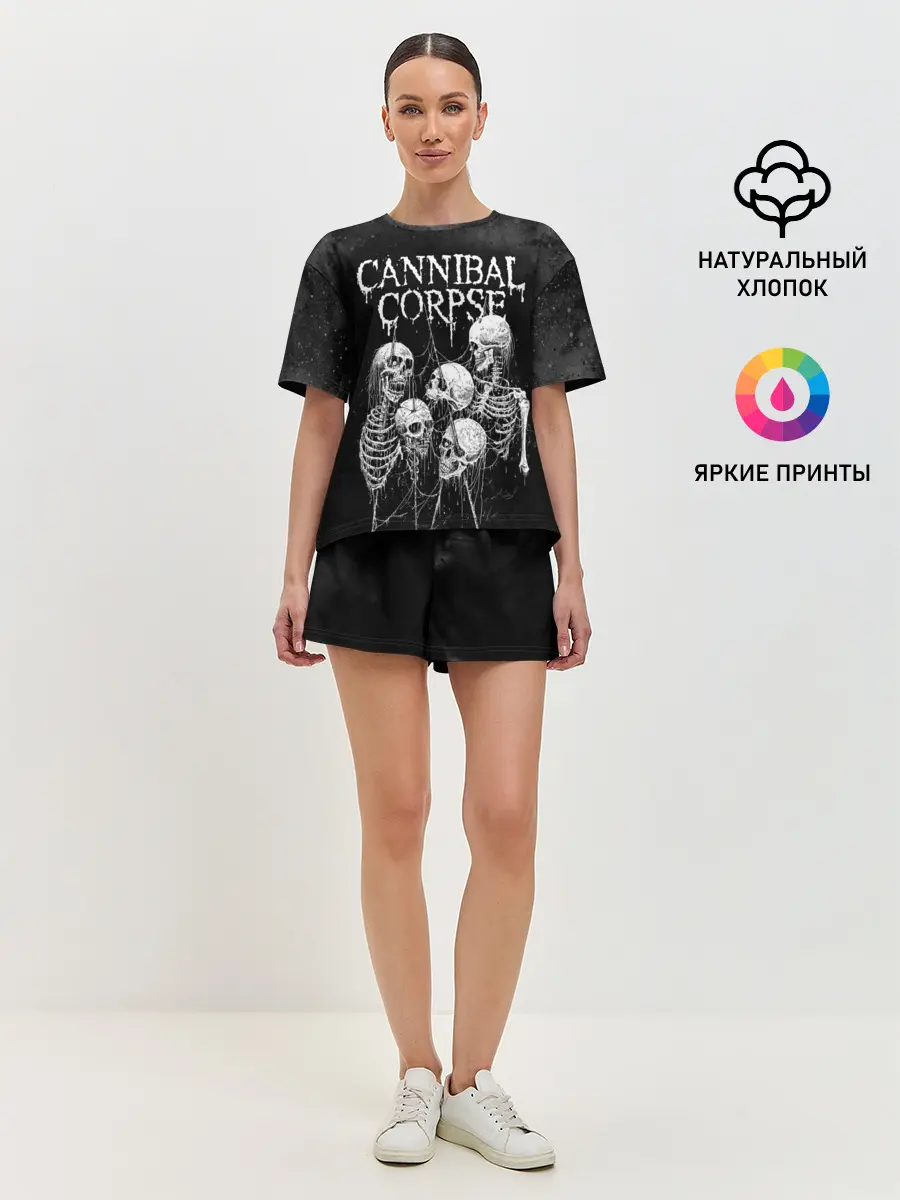 Женская пижама с шортами / Cannibal Corpse