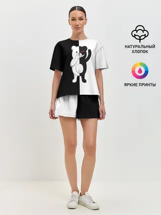 Женская пижама с шортами / МЕДВЕДЬ МОНОКУМА