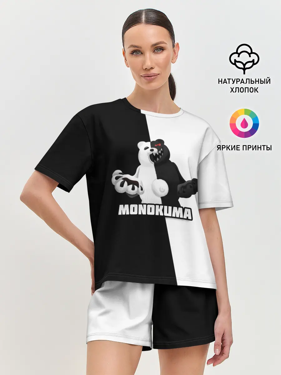 Женская пижама с шортами / МОНОКУМА