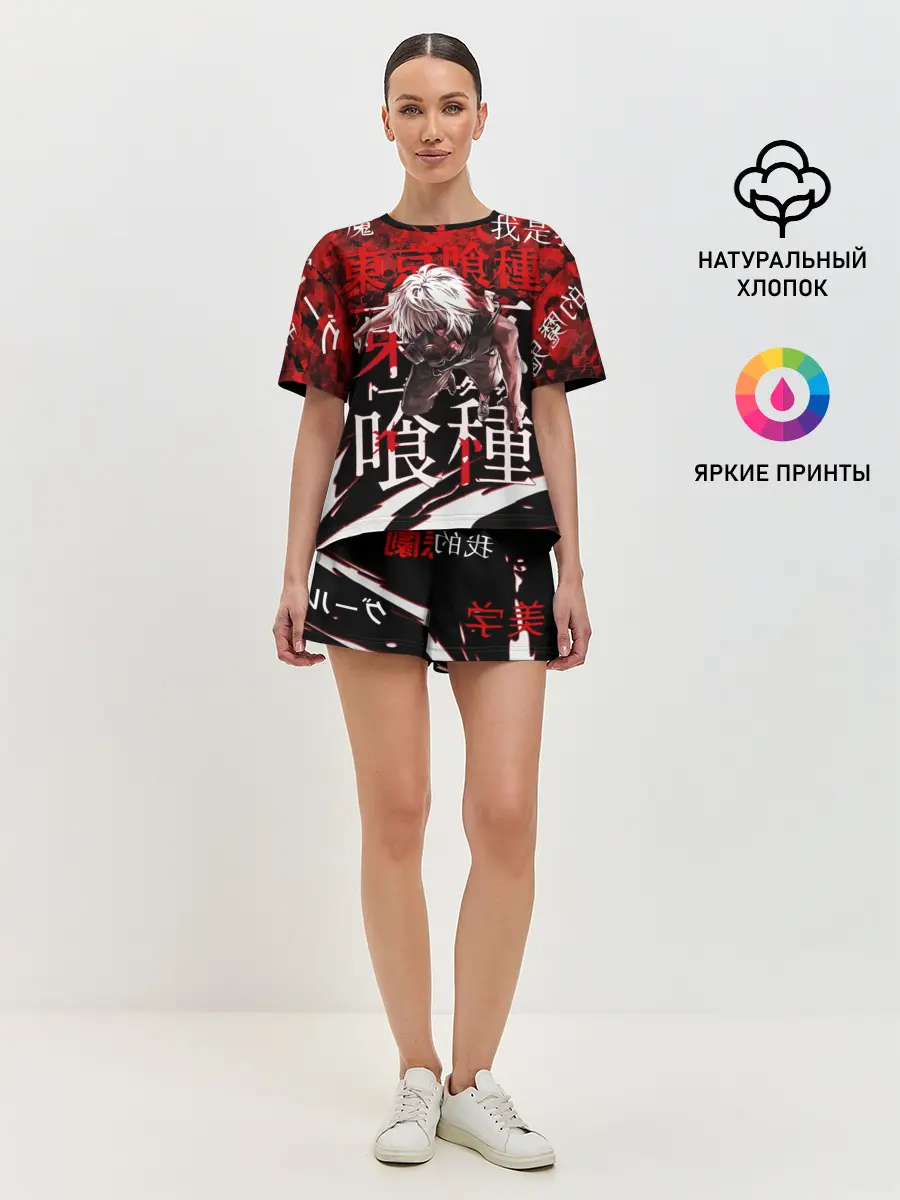 Женская пижама с шортами / Токийский Гуль