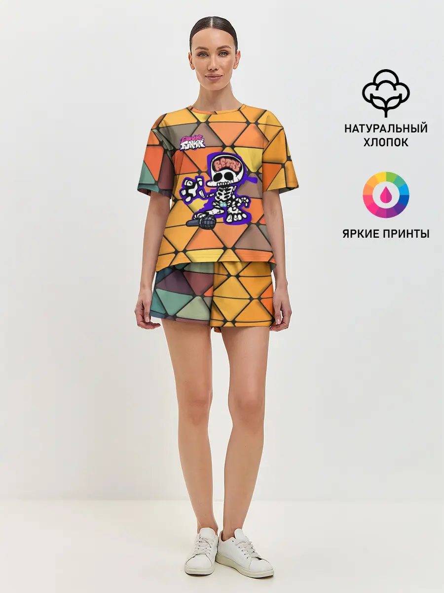 Женская пижама с шортами / Friday Night Funkin