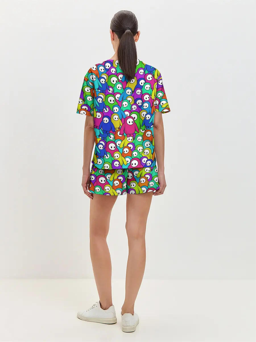 Женская пижама с шортами / Fall Guys