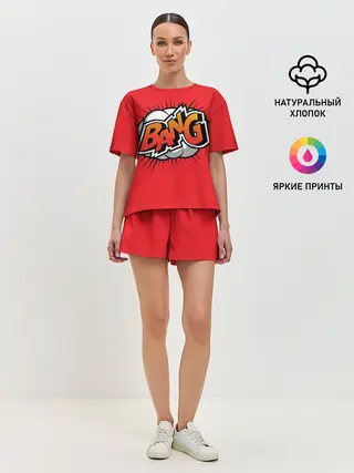 Женская пижама с шортами / BANG