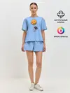Женская пижама с шортами / Космонавт с шариком