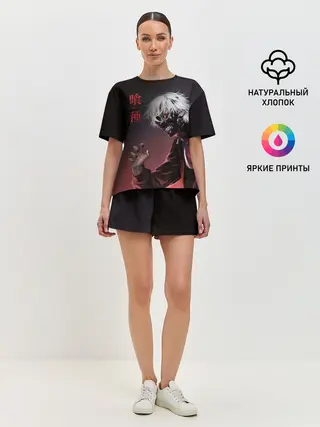 Женская пижама с шортами / Канеки Кен | Kaneki Ken