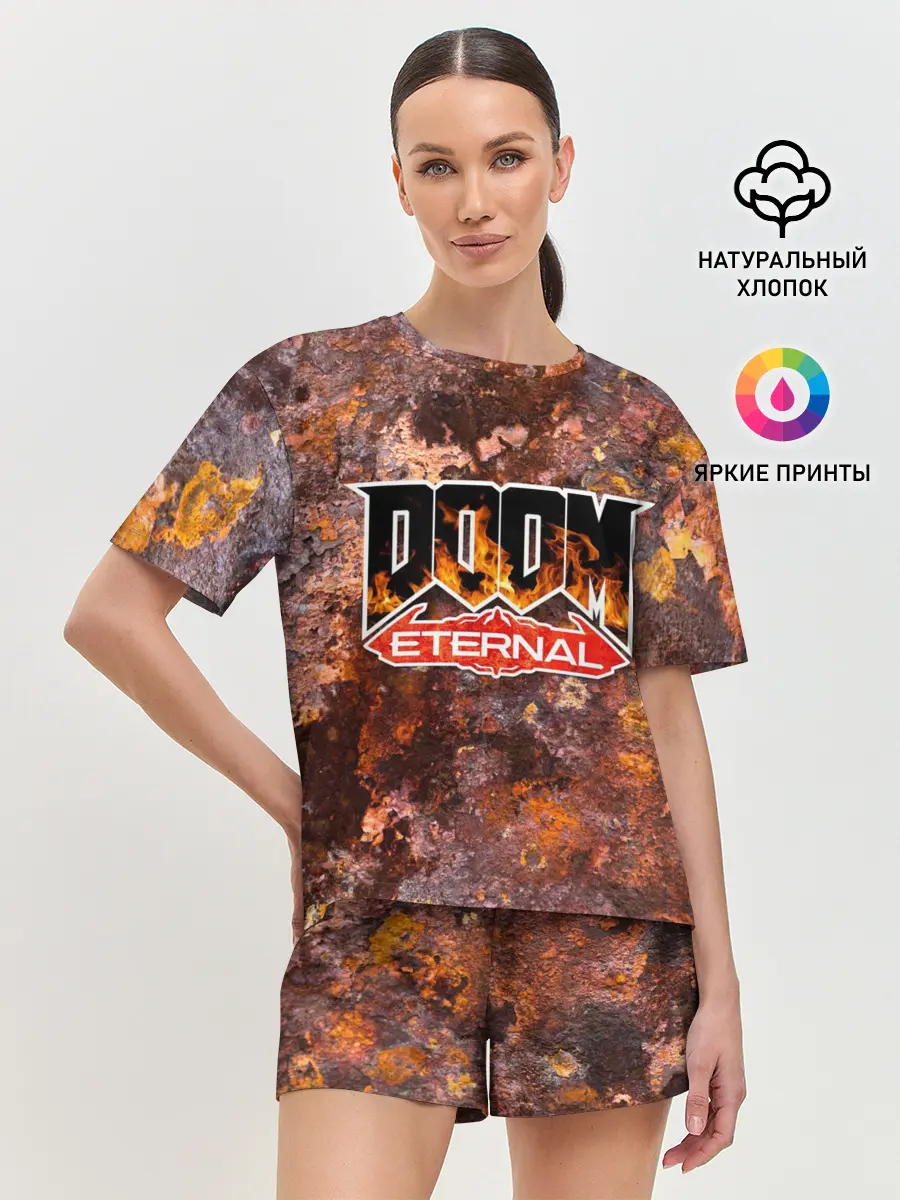 Женская пижама с шортами / DOOM Eternal