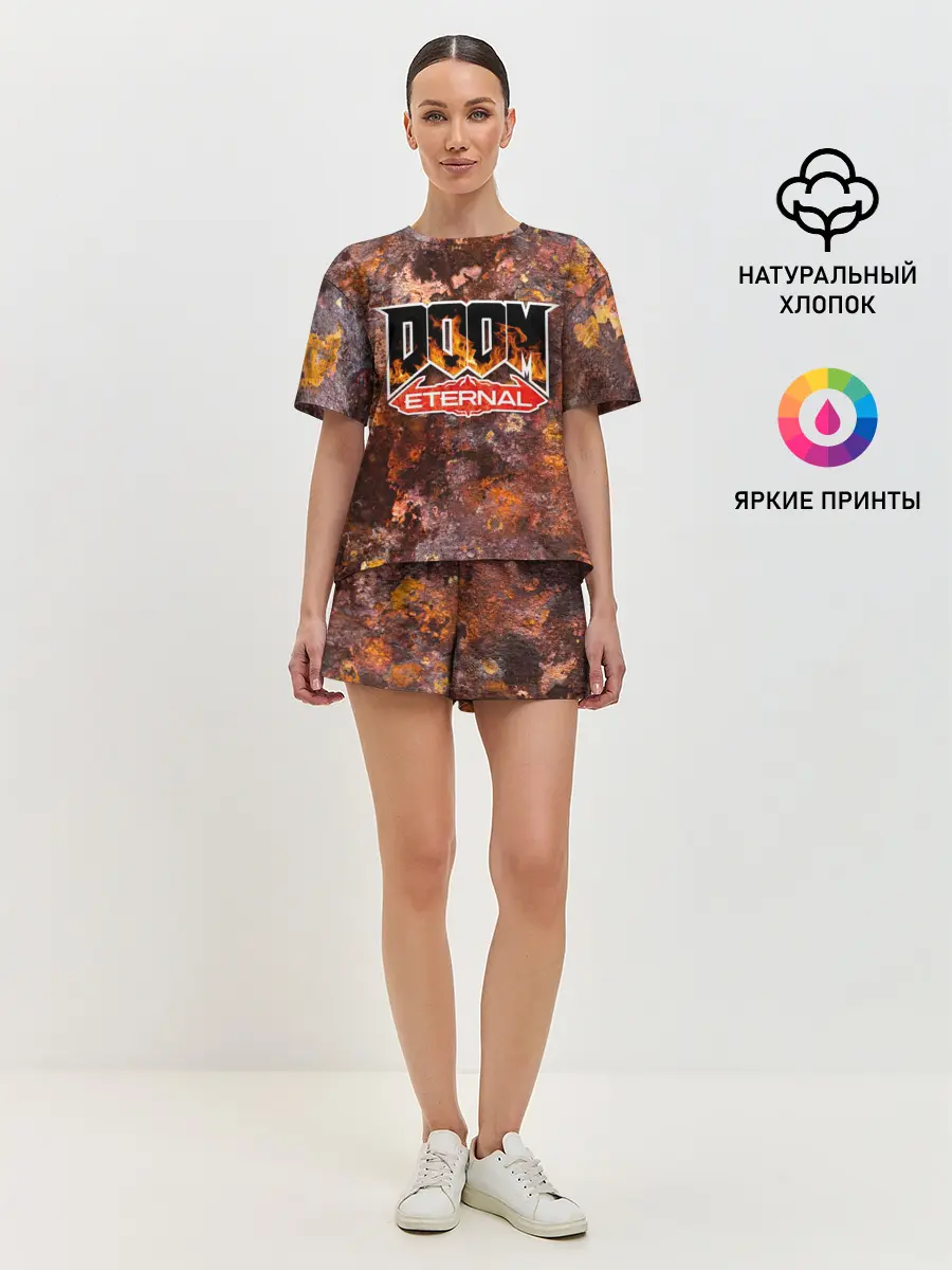 Женская пижама с шортами / DOOM Eternal