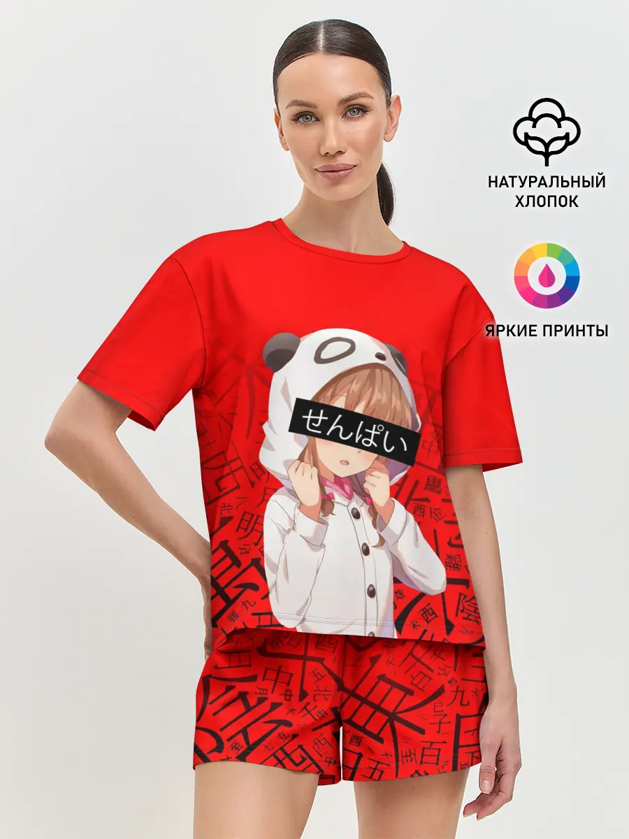 Женская пижама с шортами / SENPAI