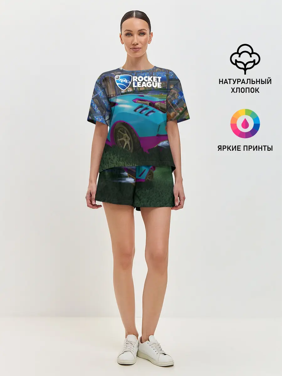 Женская пижама с шортами / Rocket League