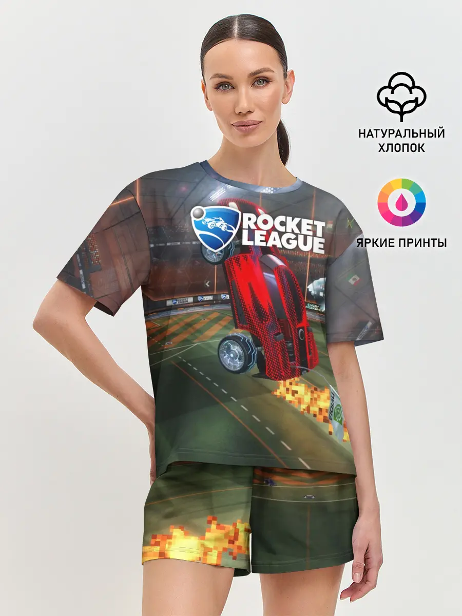 Женская пижама с шортами / Rocket League