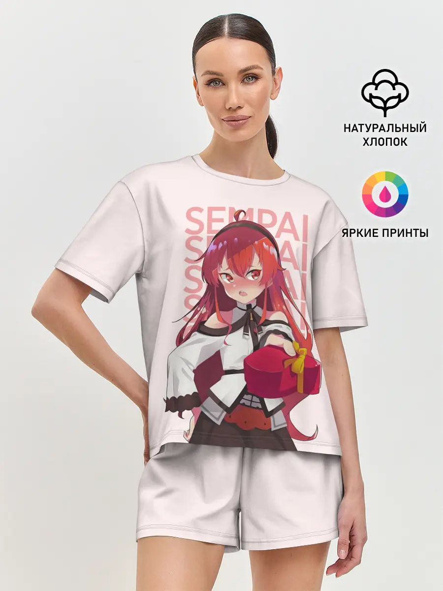 Женская пижама с шортами / Sempai