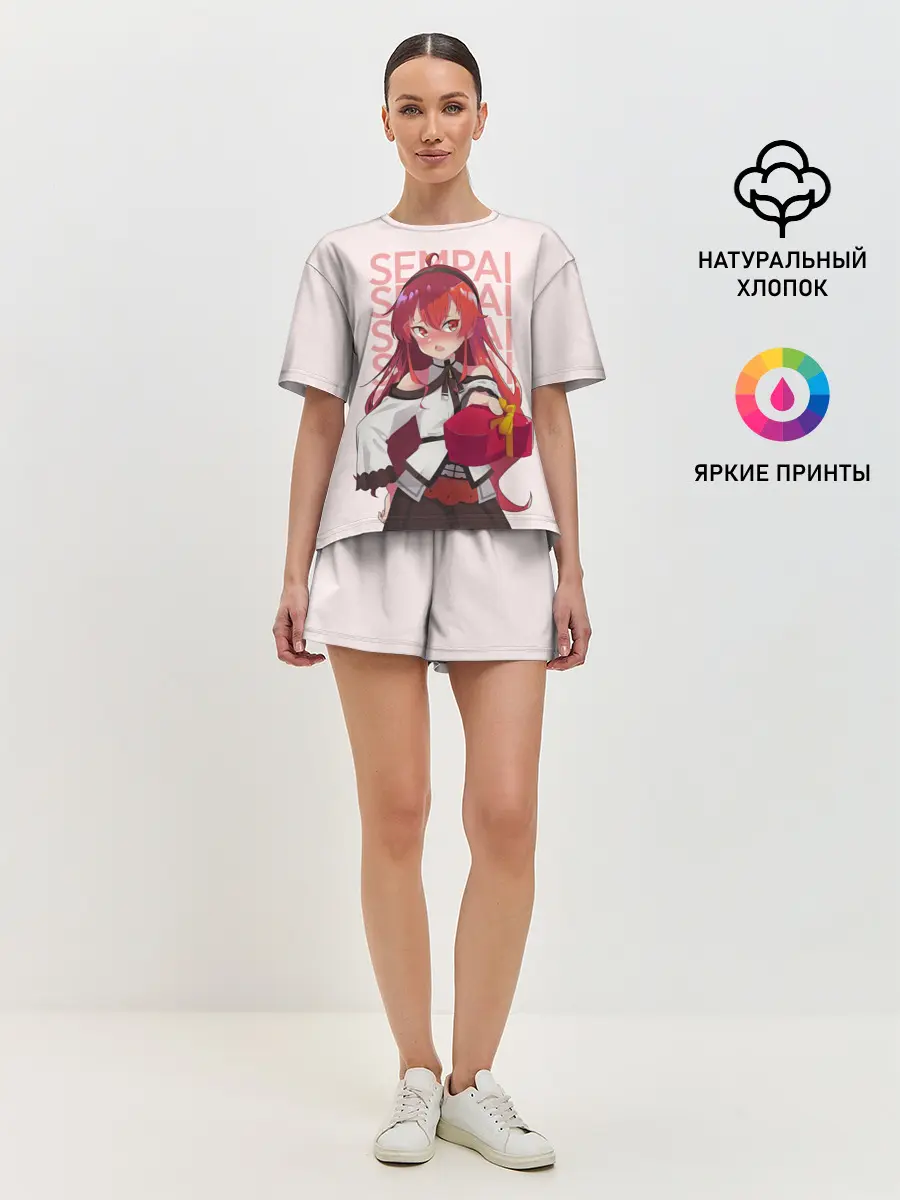 Женская пижама с шортами / Sempai