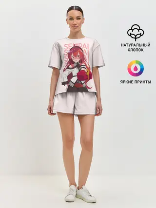 Женская пижама с шортами / Sempai