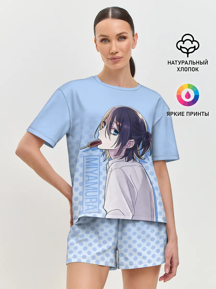 Женская пижама с шортами / Miyamura